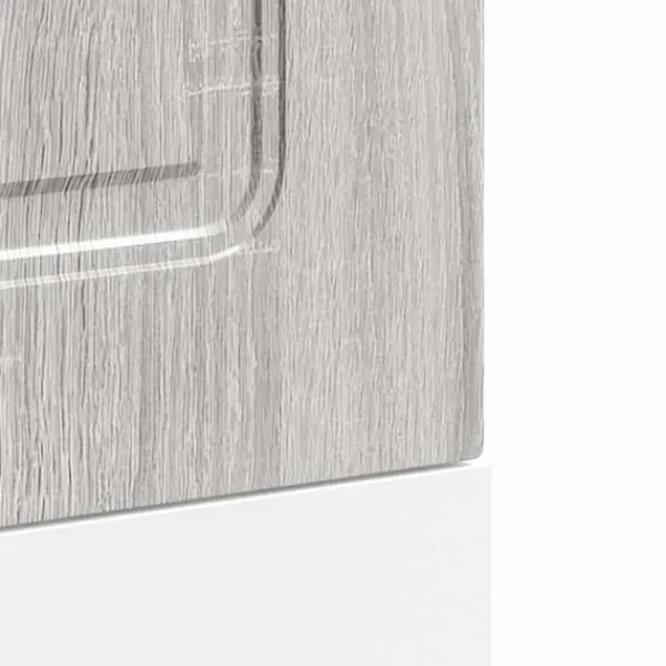Opvaskemaskiner>Låge til opvaskemaskine Kalmar - Frontpanel i grå sonoma-eg | Størrelse: 45x1,5x67 cm