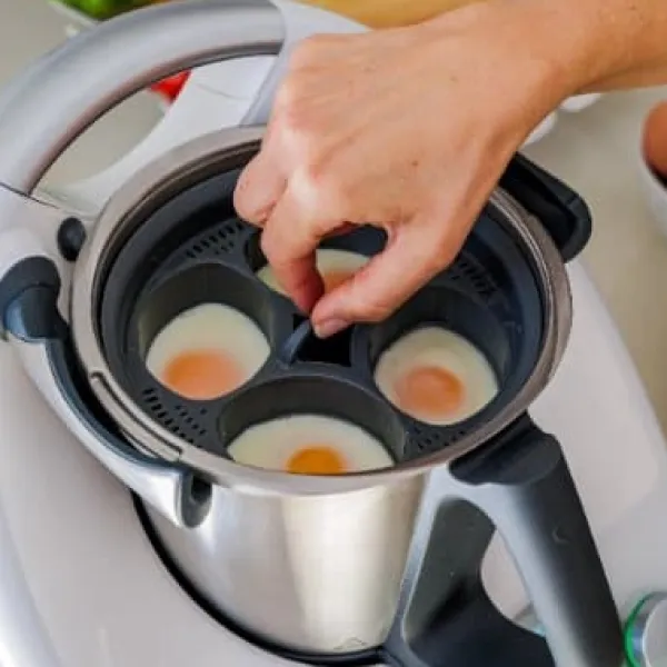 Madlavningsmaskiner>Lidlomix Monsieur Cuisine pocheret æggeindsats