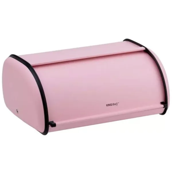 Brødkasser & Brødposer>Lille brødspand i stål 36cm KINGHOFF KH-1756 Pink