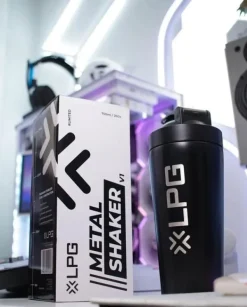 Cocktailshakers & Drinkudstyr>Lime Pro Gaming Metal Shaker Black 750ml - New & Boxed