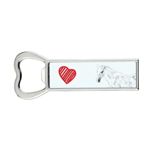 Cocktailshakers & Drinkudstyr>Lipizzaner - flaskeåbner med en hest, personlig køleskabsåbner, unik gave til en mand fra Art-Dog