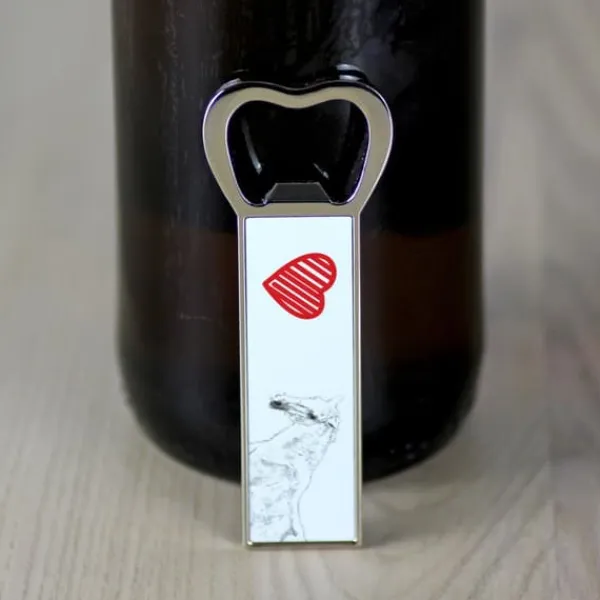 Cocktailshakers & Drinkudstyr>Lipizzaner - flaskeåbner med en hest, personlig køleskabsåbner, unik gave til en mand fra Art-Dog