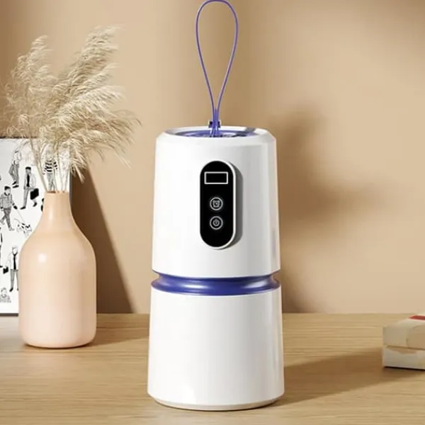 Lollanda Bærbar Tørretumbler med Timer, Mini Tørretumbler til Tøj, Kompakt, til Rejser, Camping, Kollegie & Bad Clearance