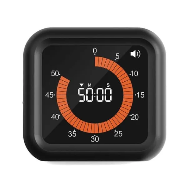 Lollanda Visual Timer 11 timer 59 minutter, Genopladelig Timer med Magnet & Stativ, Justerbar Lydstyrke Sale