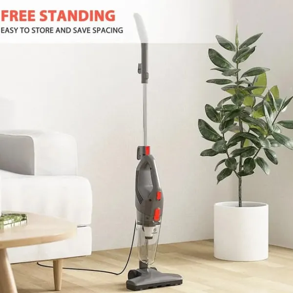 LT450 - Ledningsført stavstøvsuger - 4-i-1 - Sugestyrke 15 kPa - Effekt 450 W - Støvbeholder 0,8 l - 4-trins filtrering - Selvstående - Hvid New
