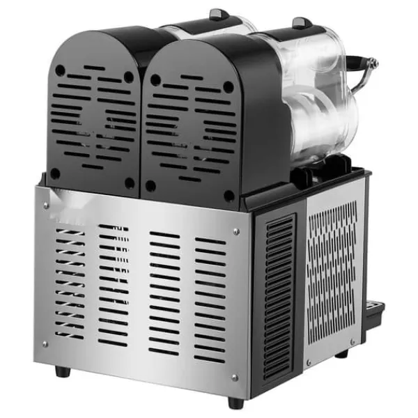 Slush-Ice Maskiner>3Lx2 Tank Kommerciel Slushy Maskine, Margarita Smoothie, Fryse Drink Maker, Hurtig Frysningsfunktion, Ideel til Fester og Arrangementer.