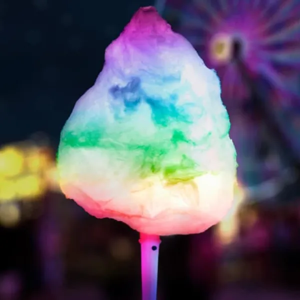 Lysende LED-sukkerpinde, 7 funktioner, sæt med 50 stk. Hot