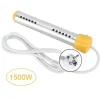 1,5m 1500W Skoldningsfri Vandvarmer Elektrisk Dyppevarmer Kedel Rejse Bassinvarmer 220V EU Online