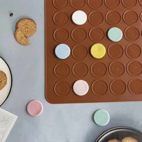 Bagning>Macaron Kageform i Silikone / Form - 48 pladser
