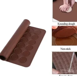 Macaron Silikone Kage Dåse / Dåse - 48 Slots New