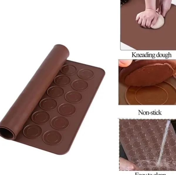 Macaron Silikone Kage Dåse / Dåse - 48 Slots New