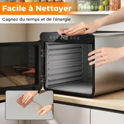 Mad dehydrator, 34x40.5x32 cm, Sølv Hot