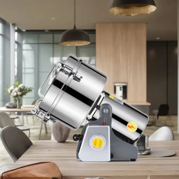 Madkværne & Kødhakker>Madkværn, 1800W Effekt, 220V Spænding, 2,5 KG Kapacitet, Hakke- og Malefunktionalitet, CB og CE Certificeret
