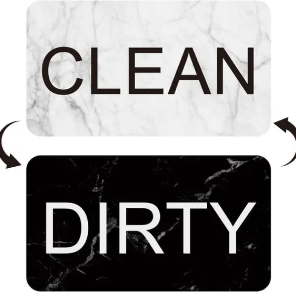 Magnet til opvaskemaskine CLEAN / DIRTY vendbart skilt