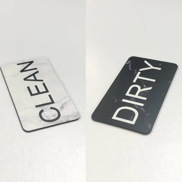 Magnet til opvaskemaskine CLEAN / DIRTY vendbart skilt