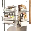 Magnetisk Opbevaringshylde, Metal, Tre-Lags, Op til 13 lbs Kapacitet,HVID Hot