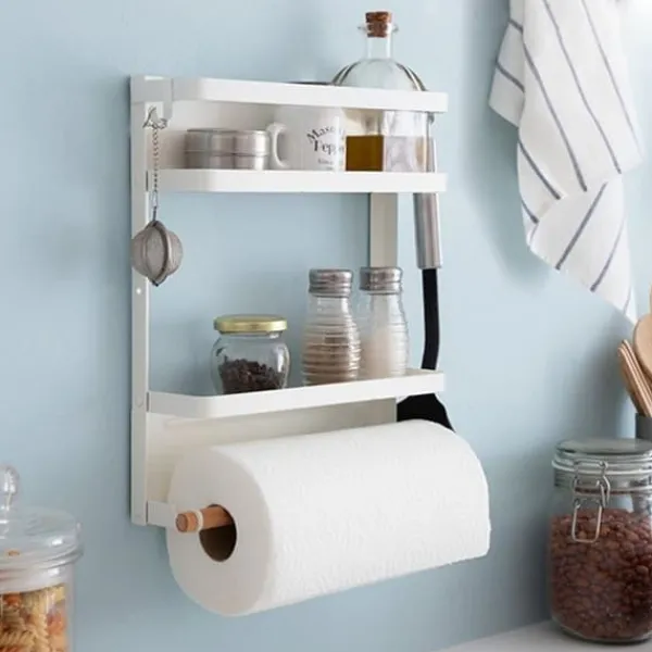 Magnetisk Opbevaringshylde med To Hylder Best