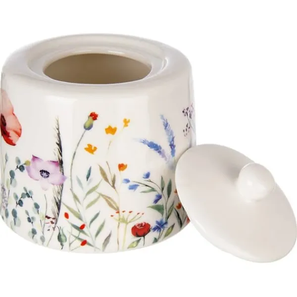 Serveringsfad & Skåle>Maki Porcelæn Sukkerskål Sukkerskål Sukkerbeholder med Låg