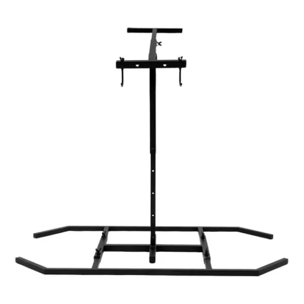 Tilbehør Til Affaldspressere>Manuel affaldspresse - Affaldskomprimator - Højdejusterbar 48,5–64,5 cm (3 niveauer) - Stål - Ovnhærdet lak - Sort