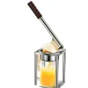 Juicepresser - Nyd Friskpresset Juice Derhjemme>Manuel Appelsinpresser, Fødevarekvalitet 304 Rustfrit Stål, Kompakt Design, Ergonomisk Håndtag, Egnet til Forskellige Frugter