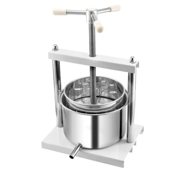 Juicepresser - Nyd Friskpresset Juice Derhjemme>Manuel Frugtvinpresse, 1,45 Gal/5L Model, Rustfrit Stål til Vinfremstilling