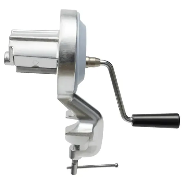 Madkværne & Kødhakker>Manuel Pastamaskine, Ergonomisk Håndtag, Robust Aluminiumkonstruktion,Sølv