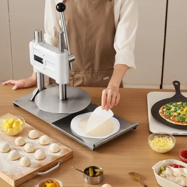 Manuel Pizza Dej Presse, Kommerciell Pizza Dejrulle 241,3mm, Brød Pressemaskine Clearance