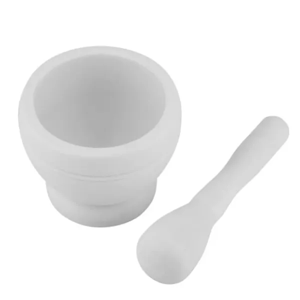 Manuel Plast Hvidløgskværn Krydderier Urter Morter Pestle Sæt Kværn Skål Køkkenværktøj (#3) Discount