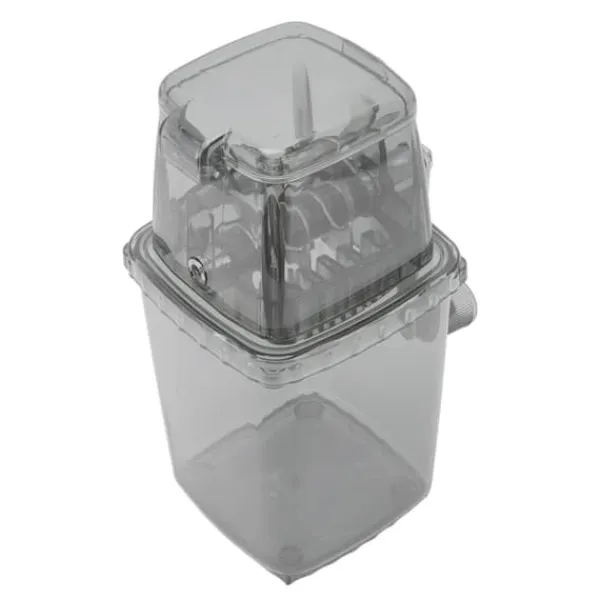 Isknusere & Ice Shavers>Manuell Ice Crusher Liten bärbar rakapparat Handdriven Snow Cone Machine for Home Grey