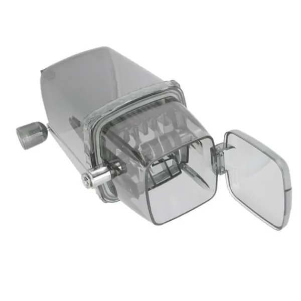 Isknusere & Ice Shavers>Manuell Ice Crusher Liten bärbar rakapparat Handdriven Snow Cone Machine for Home Grey