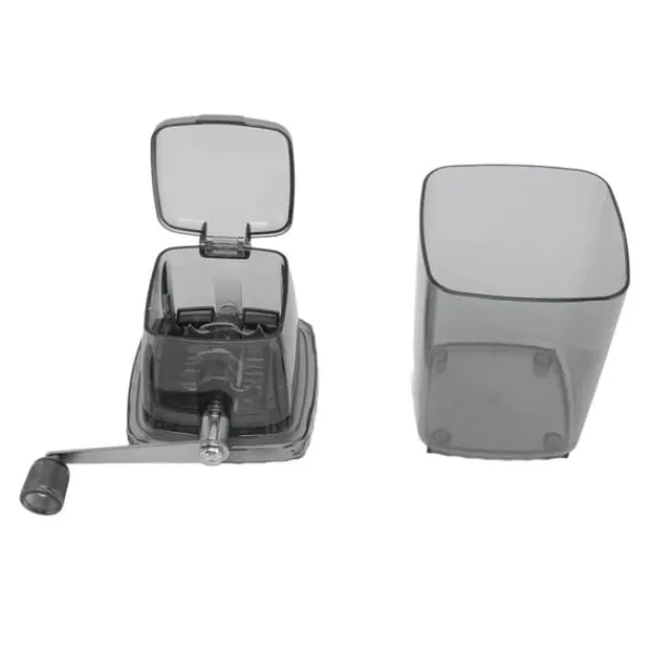 Isknusere & Ice Shavers>Manuell Ice Crusher Liten bärbar rakapparat Handdriven Snow Cone Machine for Home Grey