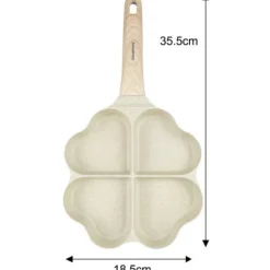 MARMORÆG PANDEKAGEPANDE 4 SEKTIONER HJERTER KLAUSBERG KB-7819 Sale