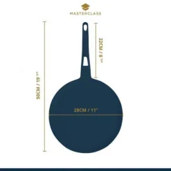 Masterclass Stegepande Crepe Aluminium 28 Cm