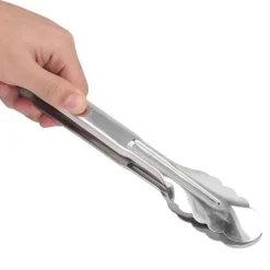 Mattång 304 rostfritt stål förtjockad multifunktionsgrillmatlagningstång för kök Camping33,5 cm Best
