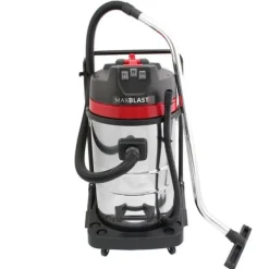 MaxBlast Tagrenderengøringskit 80L (5 m slange) | Vådt- og Tørtstøvsuger 3000W | 6 teleskoprør 1,2–7,2 m | Udskiftelige mundstykker | 4K-kamera med Best