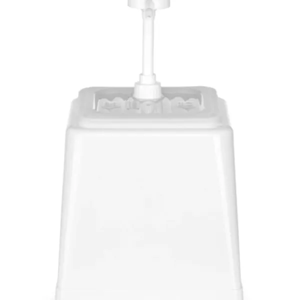 Mayonnaise sauce dispenser med pumpe 2,5 l hvid - Hendi 203545 Hot