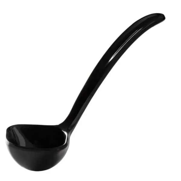 Grydeskeer>Melamin sauce øske kapacitet 0,4L længde 170mm sort - Hendi 563649