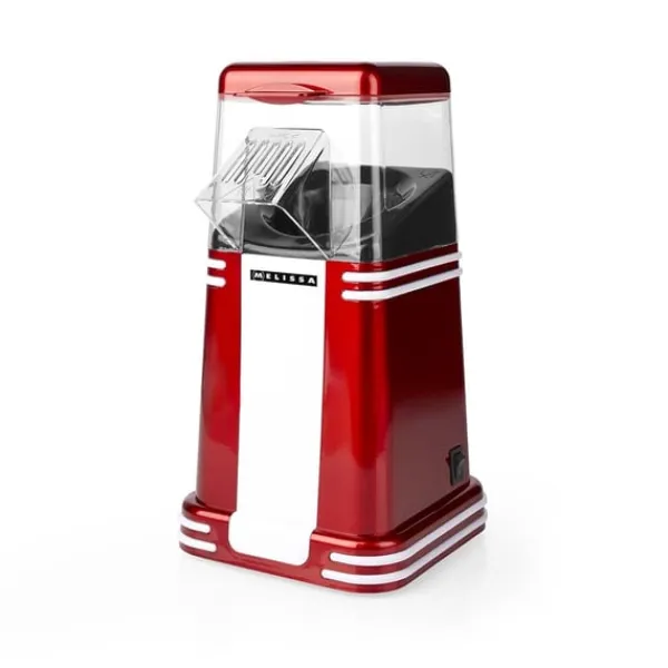 Popcornmaskiner>MELISSA Popcornmaskine | 60 g | 1200 W | 2 - 4 min | Rød/hvid