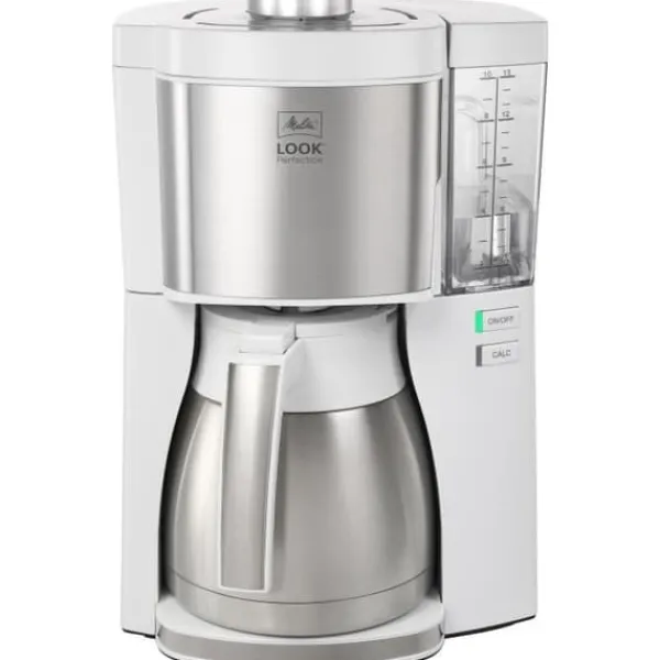 Melitta Kaffemaskiner Til God Kaffe>Coffee Machine - Look V Therm Perfection 1025-15 White/Borsted Steel