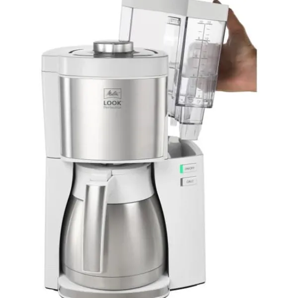 Melitta Kaffemaskiner Til God Kaffe>Coffee Machine - Look V Therm Perfection 1025-15 White/Borsted Steel