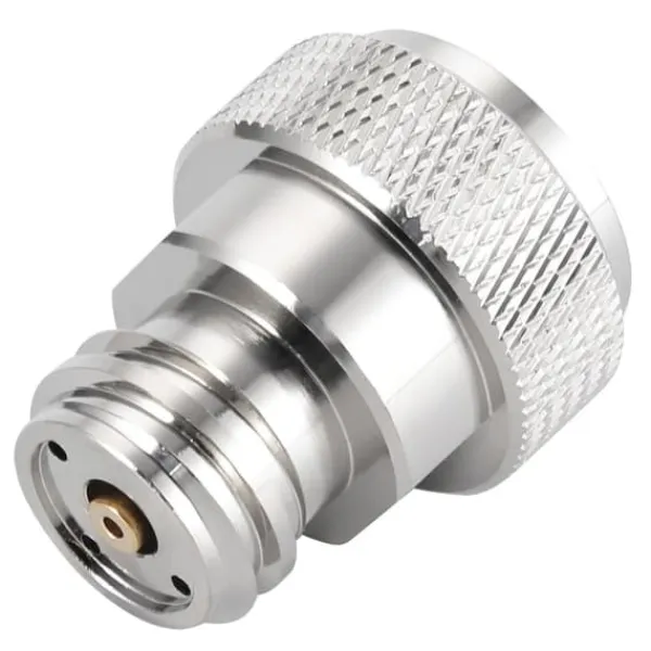 Sodavandsmaskiner>Messing CO2 Adapter Udskiftning Tankbeholder Konvertering (Sølv)