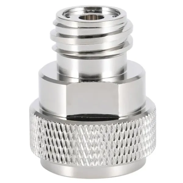 Sodavandsmaskiner>Messing CO2 Adapter Udskiftning Tankbeholder Konvertering (Sølv)
