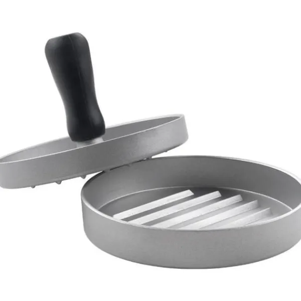 Pressere>Metaltex Kitchen Helpers Hamburgerpresse 11,5 cm Stål/Sort