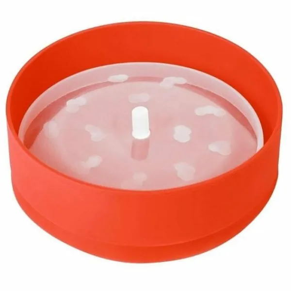 Mikroskål til popcorn, orange Clearance