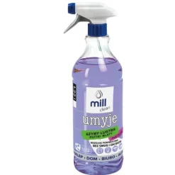 Rengøringsmiddel>Mill Clean vaskemiddel til rengøring af vinduer, glas, spejle, fliser med macchia-duft 1,22 L