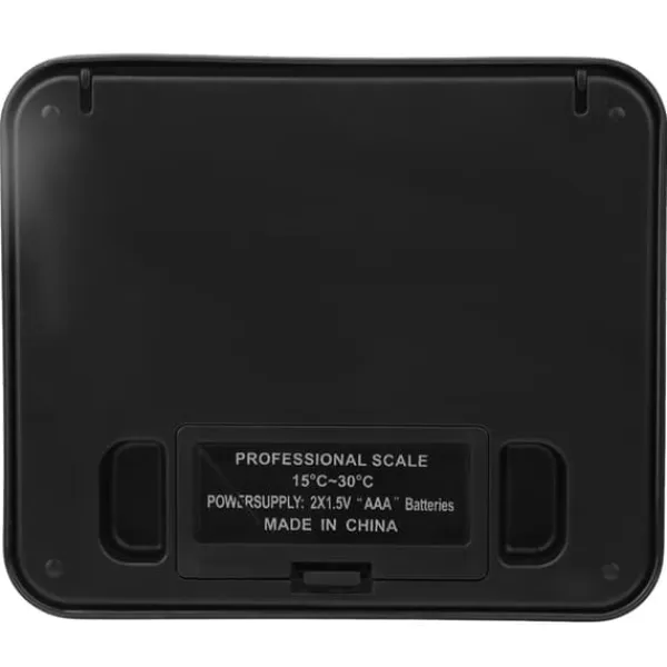 Køkkenvægte>Mini digital køkkenvægt - Højpræcisions elektrisk vægt (1000g/0,01g) - Blå baggrundsbelyst display, sort