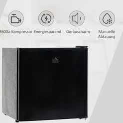 Mini Fryser, 47x44,2x48,8 cm, Sort Discount