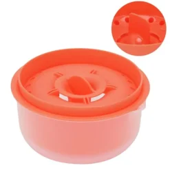 Mini Æggeblommeseparator Giftfri Holdbar Æggehvidfilteropdeler Køkkenredskab til Hjemmebageri (Mørk Orange) Hot