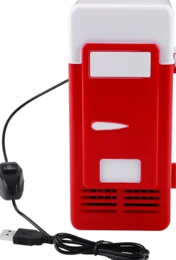 Køleskabe>Mini køleskab til bil, camping, bærbar elektrisk fryser til lastbil, autocamper, båd, udendørs rejser (rød)