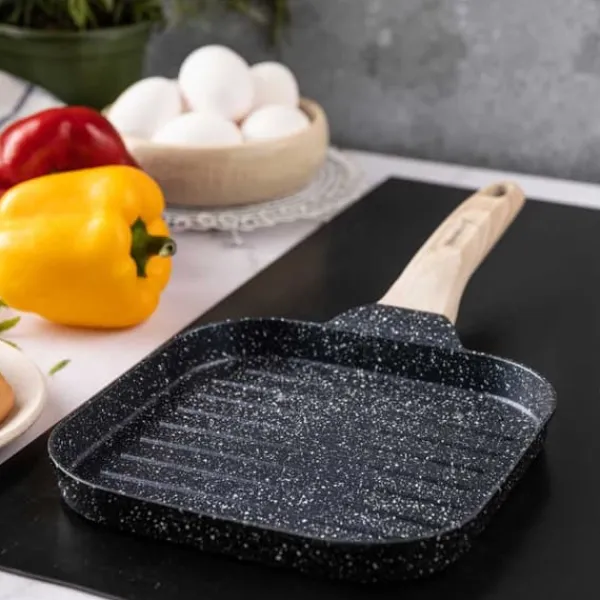 Gryder, Stegepander Og Kasseroller>MINI MARMOR GRILLPANDE KLAUSBERG KB-7810